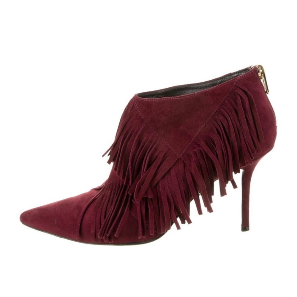 Roger Vivier heeled ankle boots w/ fridge 7.5, 38